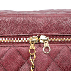 Large Quilted Caviar Zip Box Bag_9