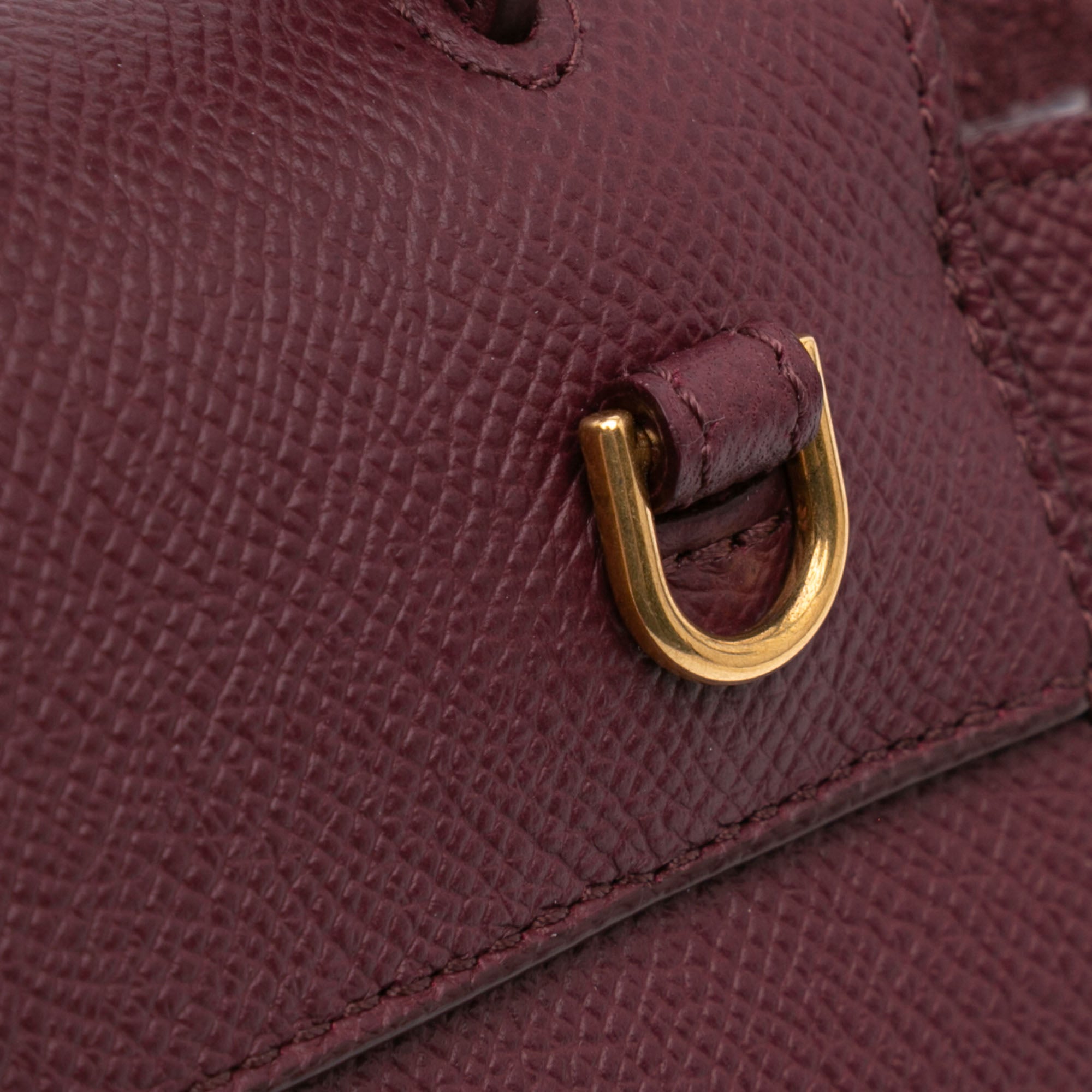 Pico Grained Calfskin Belt Bag