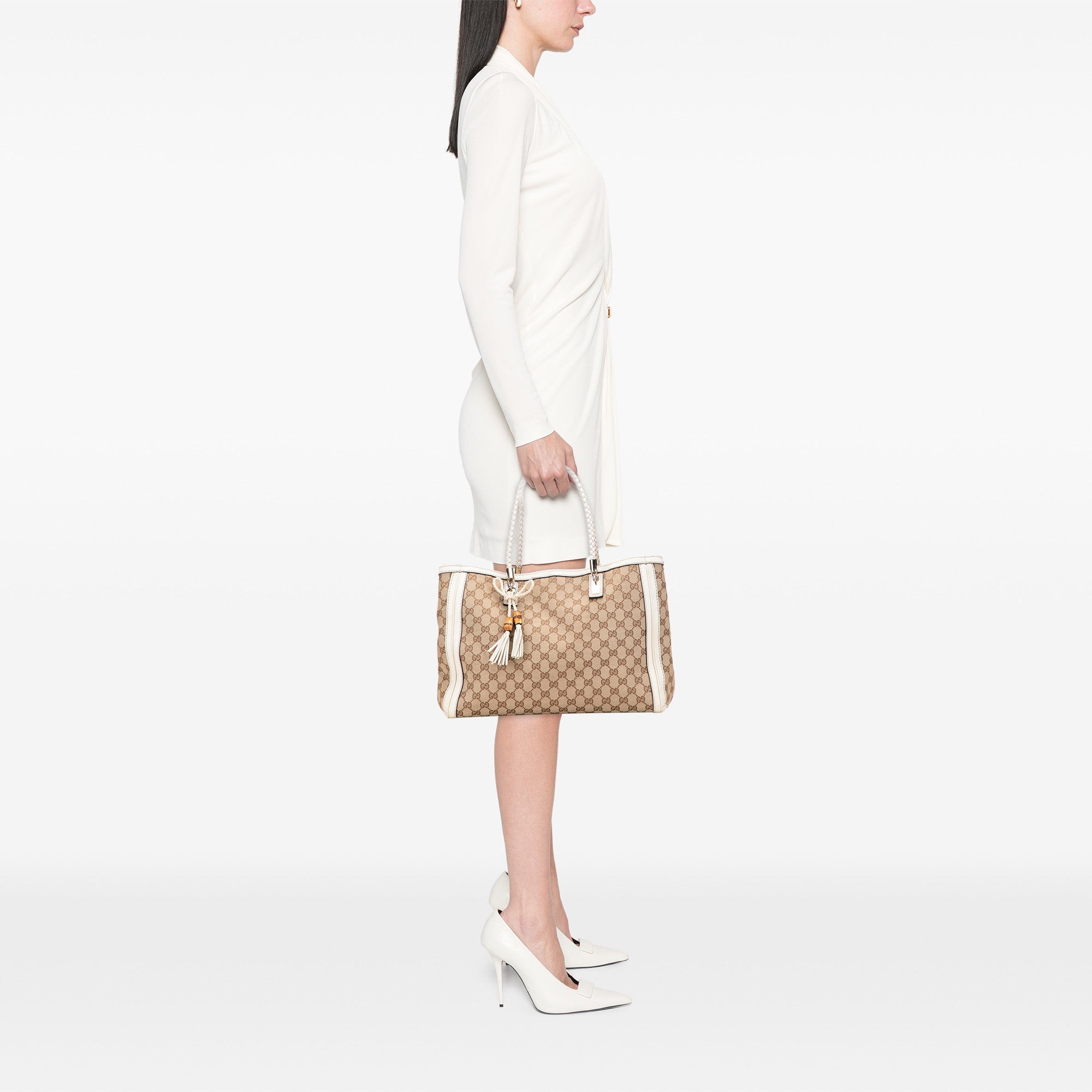 Medium GG Canvas Bella Tote