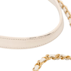 Small Quilted Lambskin Crown Box Bag