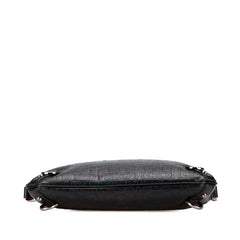 Embossed Leather Horsebit Abbey D Ring Crossbody