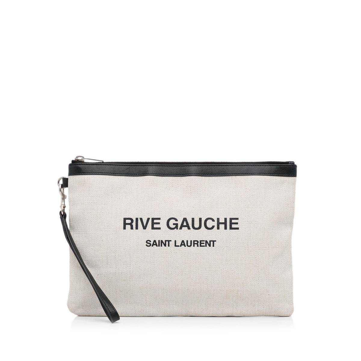 Canvas Rive Gauche Wristlet Clutch_0