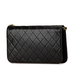 Quilted Lambskin CC Full Single Flap