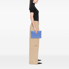 Medium Quilted Patent O Case Clutch