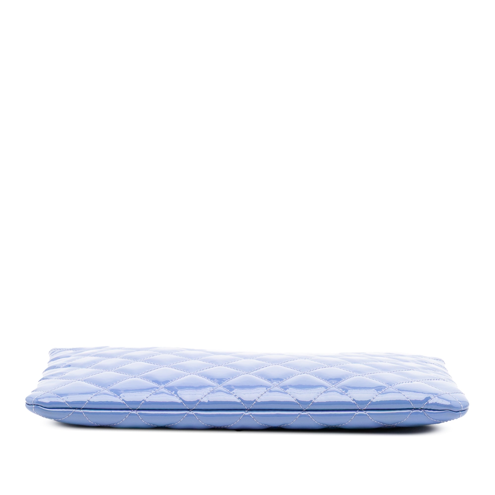 Medium Quilted Patent O Case Clutch