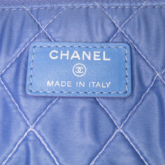 Medium Quilted Patent O Case Clutch