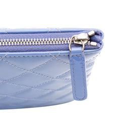 Medium Quilted Patent O Case Clutch