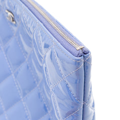 Medium Quilted Patent O Case Clutch