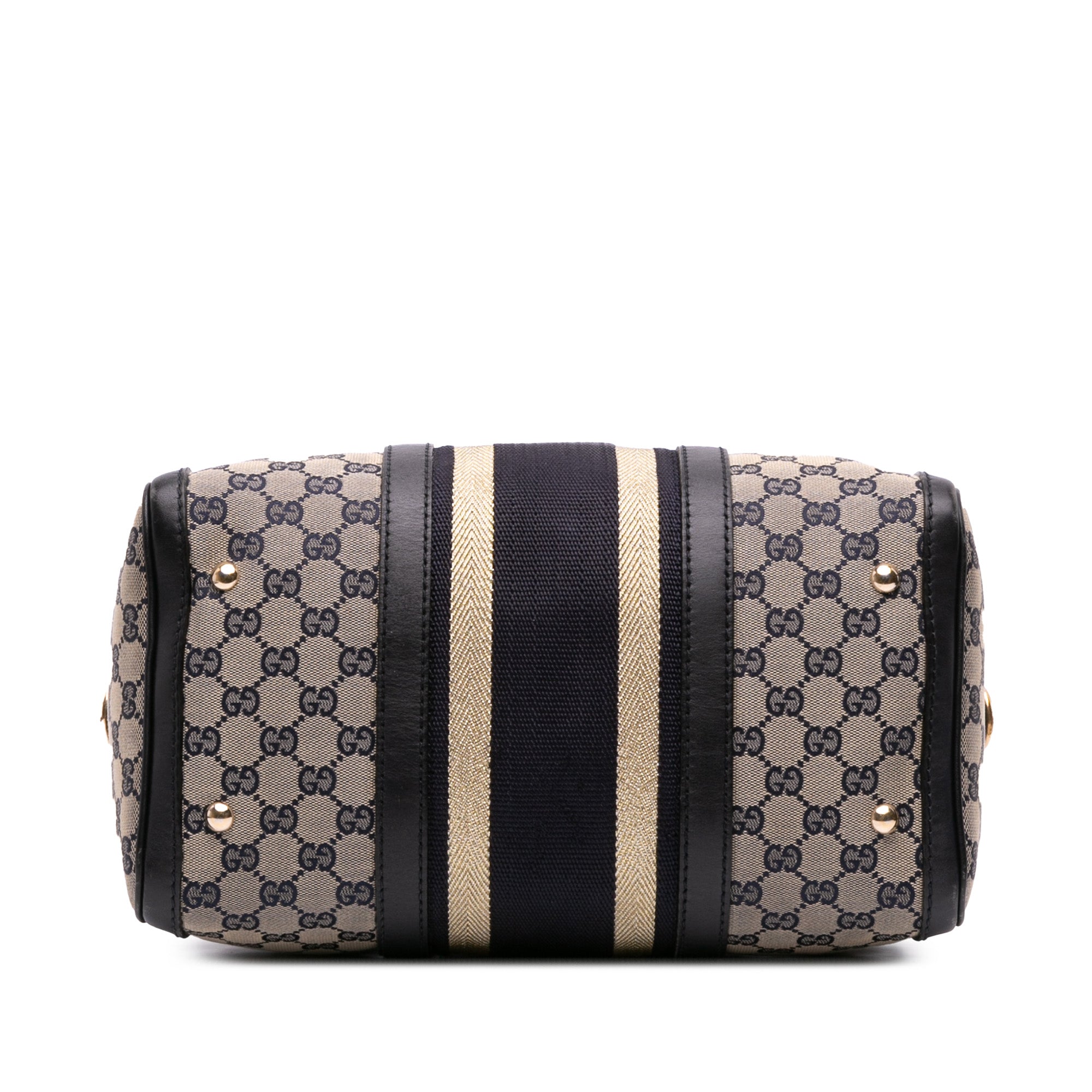 Medium GG Canvas Web Joy Boston Bag