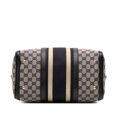 Medium GG Canvas Web Joy Boston Bag