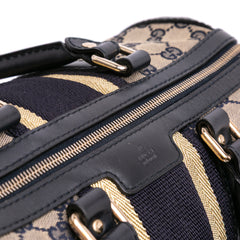 Medium GG Canvas Web Joy Boston Bag