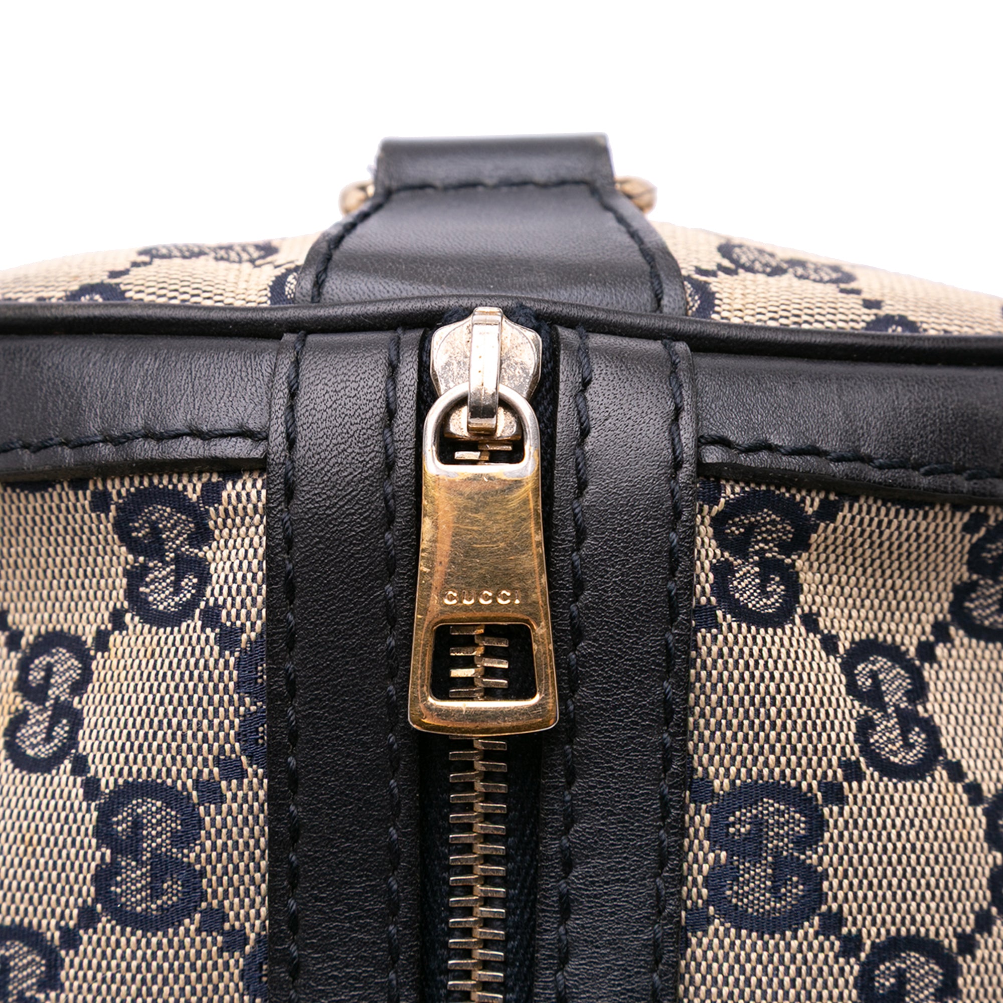 Medium GG Canvas Web Joy Boston Bag