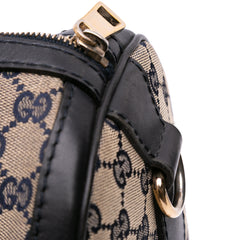 Medium GG Canvas Web Joy Boston Bag
