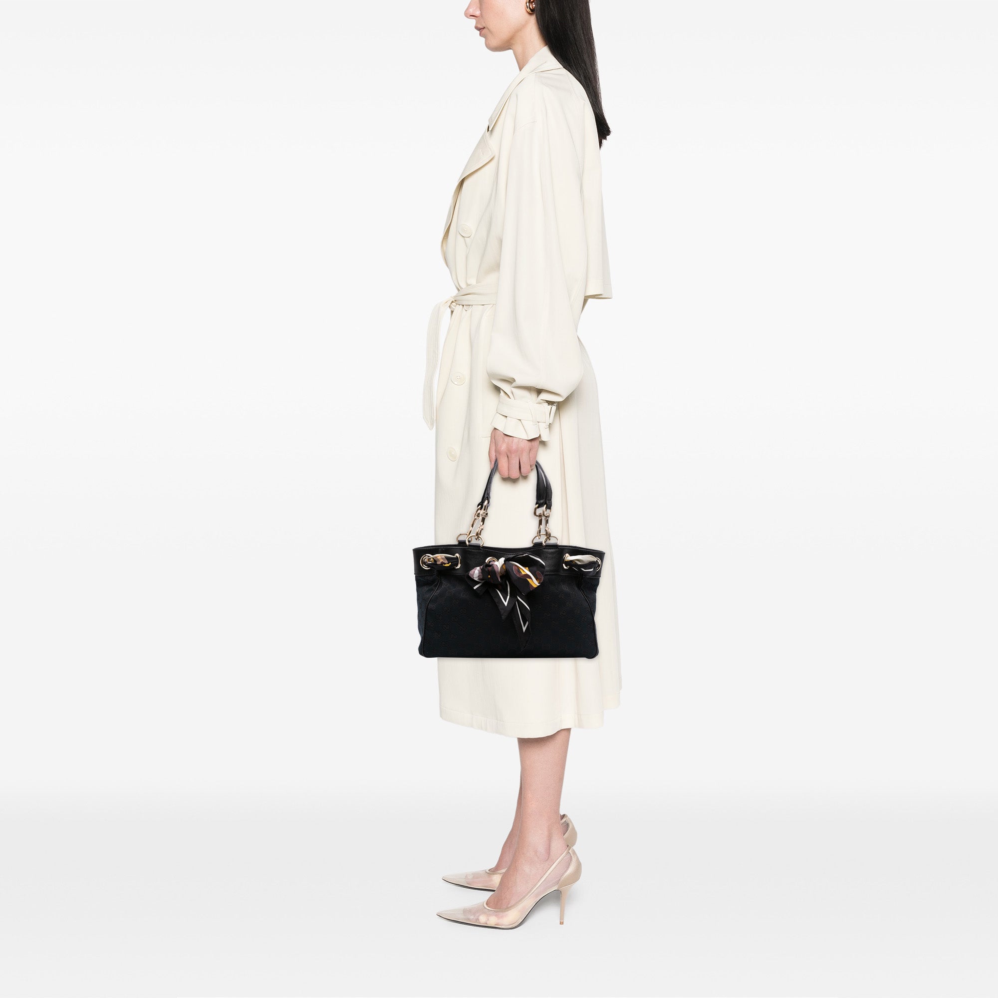 Medium GG Canvas Positano Tote