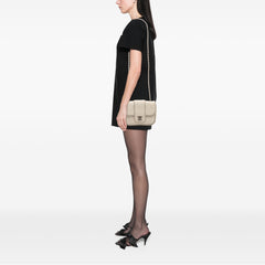 Mini Quilted Lambskin and Metallic Trim Elementary Chic Flap