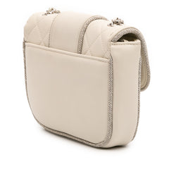 Mini Quilted Lambskin and Metallic Trim Elementary Chic Flap