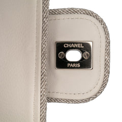 Mini Quilted Lambskin and Metallic Trim Elementary Chic Flap