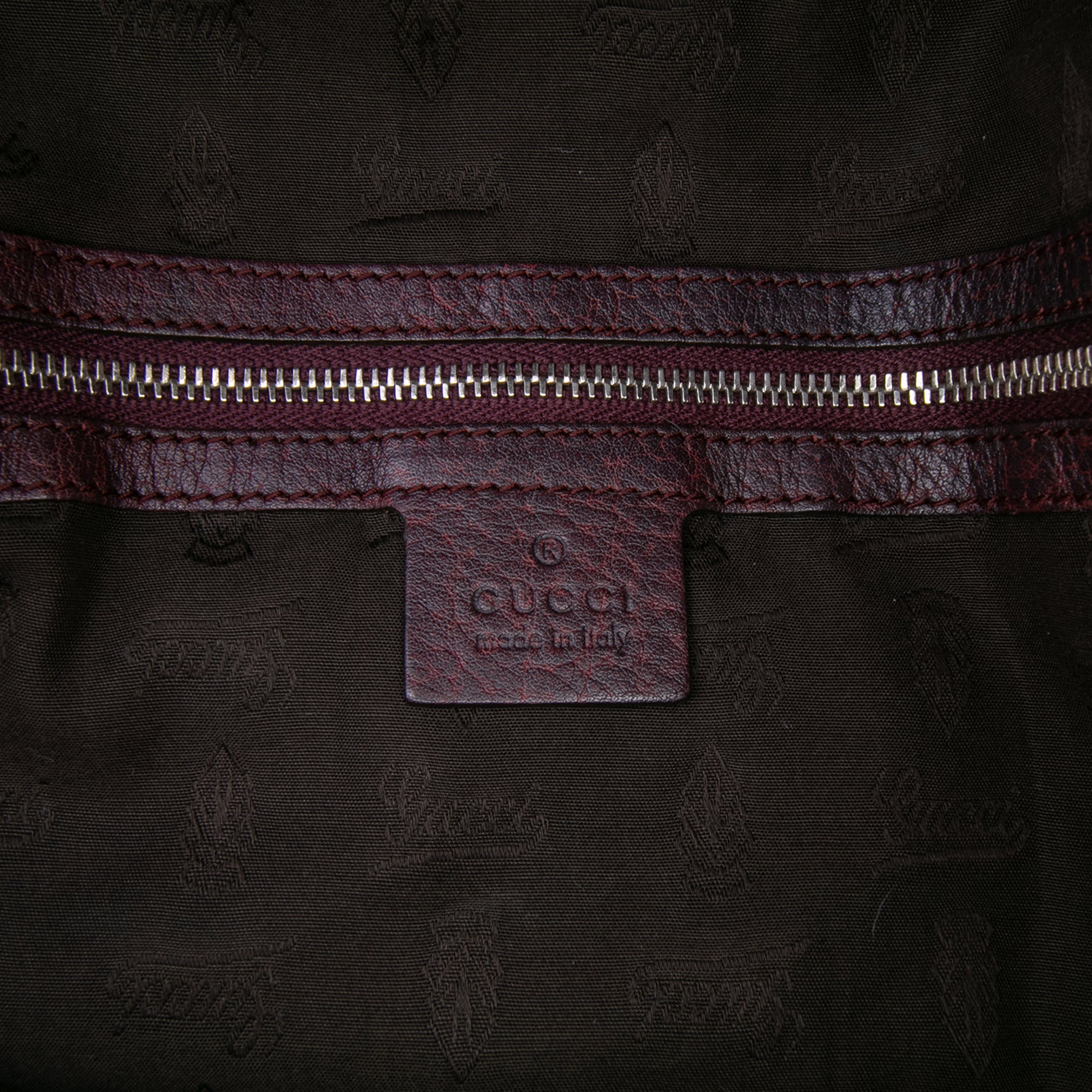 Large GG Canvas Bamboo Bar Tote