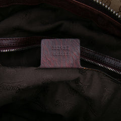 Large GG Canvas Bamboo Bar Tote