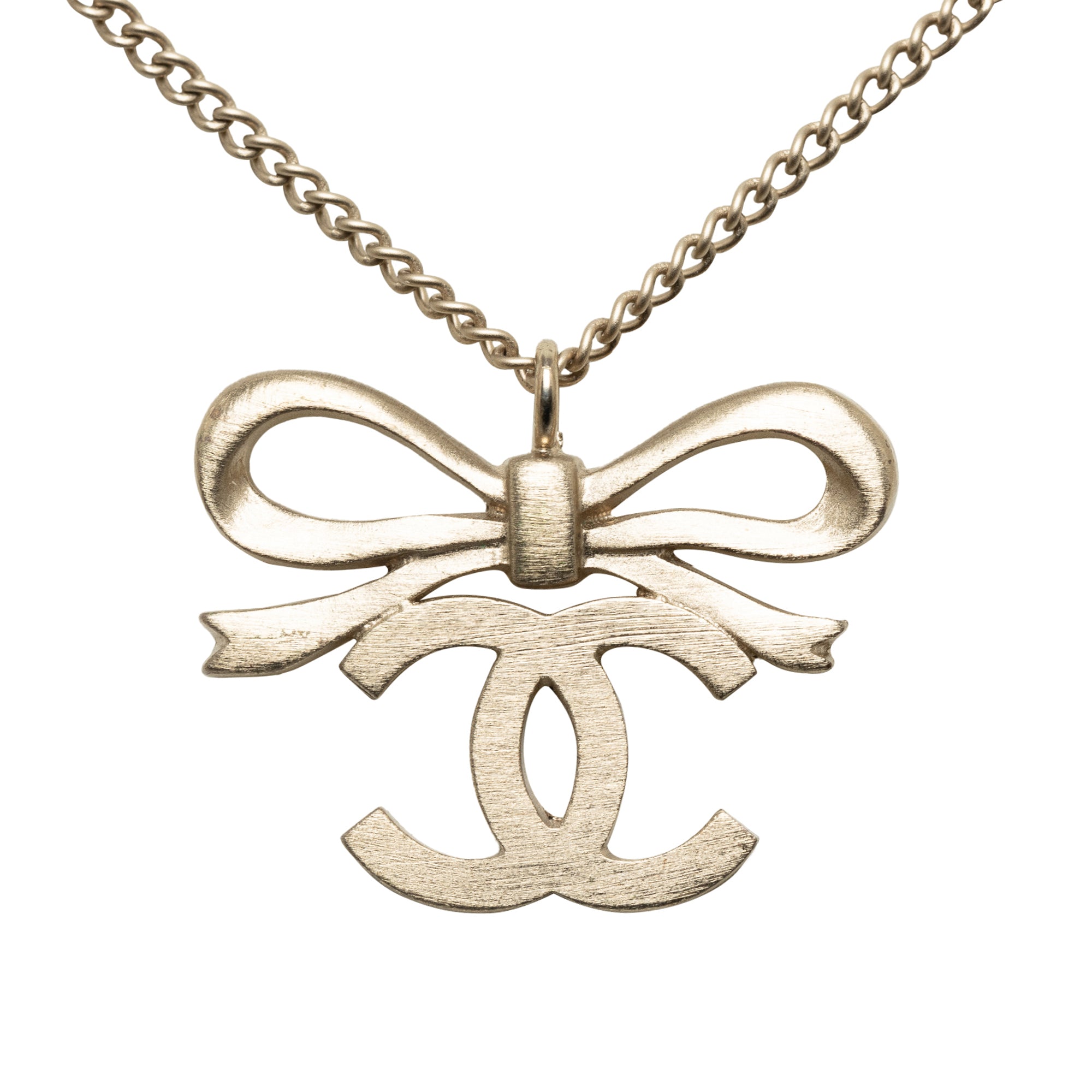 CC Ribbon Pendant Necklace_0