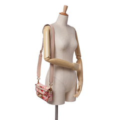 Mini Zucca Embroidered Baguette Satchel