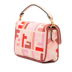 Mini Zucca Embroidered Baguette Satchel