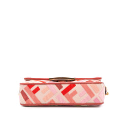 Mini Zucca Embroidered Baguette Satchel