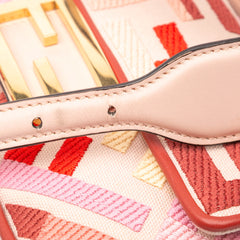 Mini Zucca Embroidered Baguette Satchel
