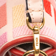 Mini Zucca Embroidered Baguette Satchel