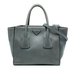 Small Glace Calf Twin Pocket Satchel