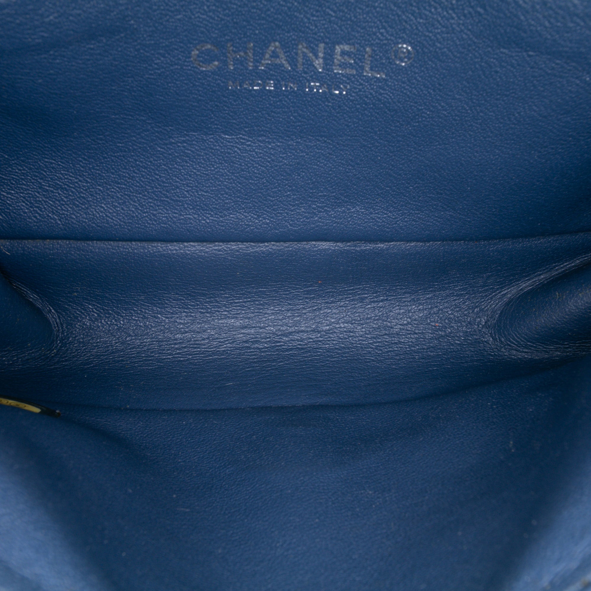 Small Quilted Denim Boy Flap