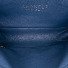 Small Quilted Denim Boy Flap