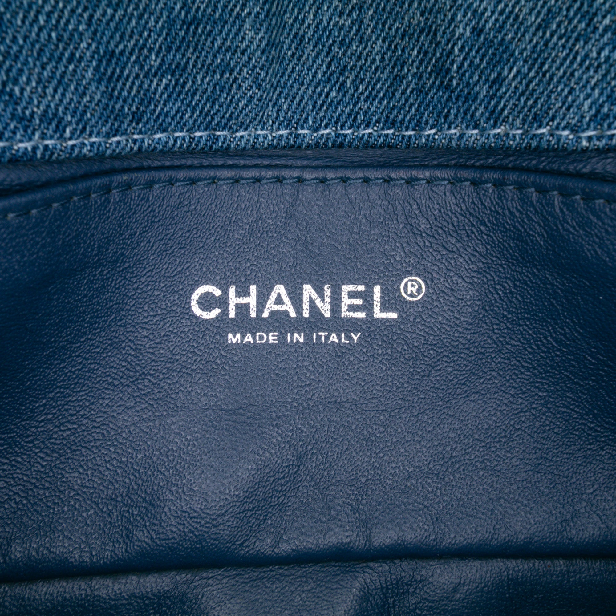 Small Quilted Denim Boy Flap