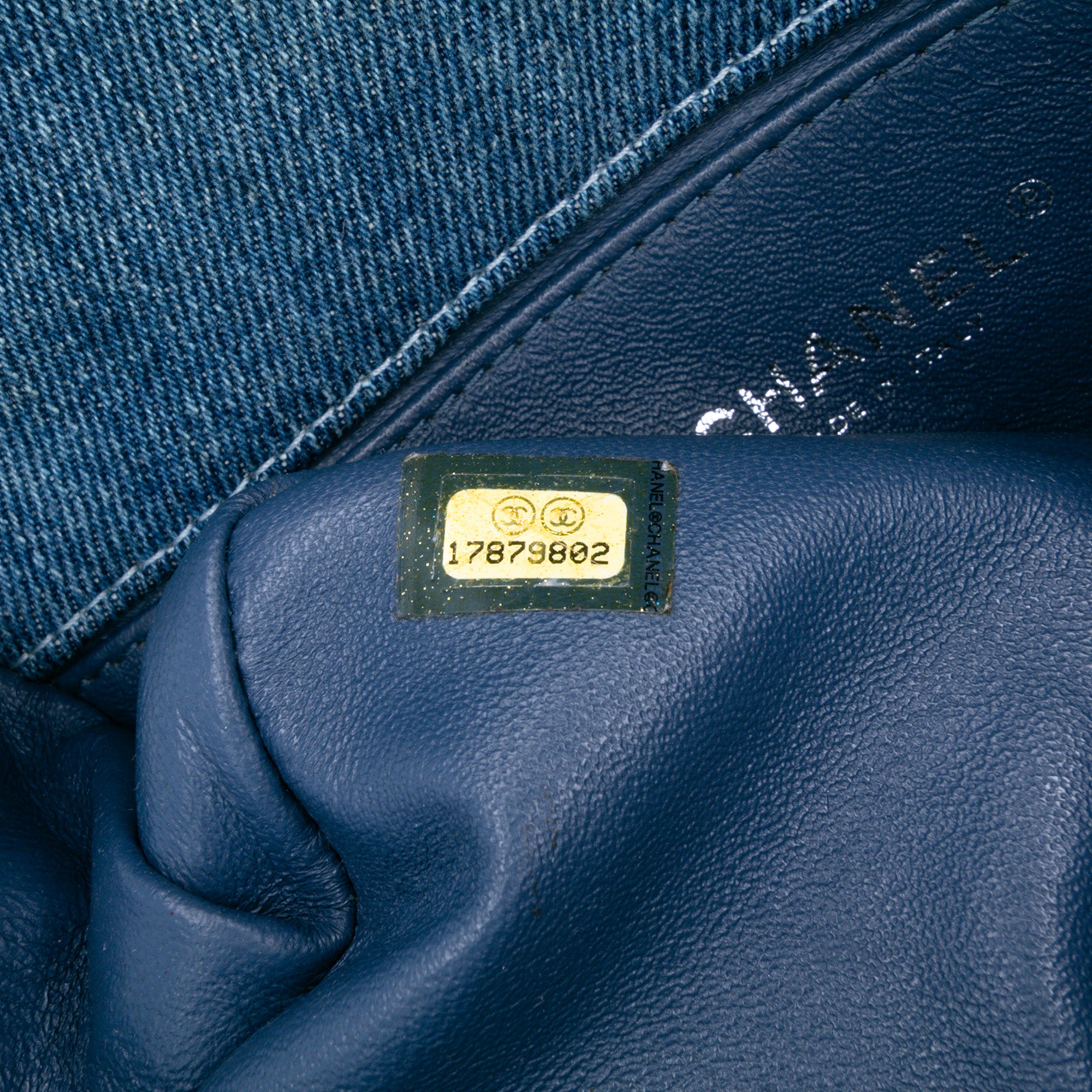 Small Quilted Denim Boy Flap