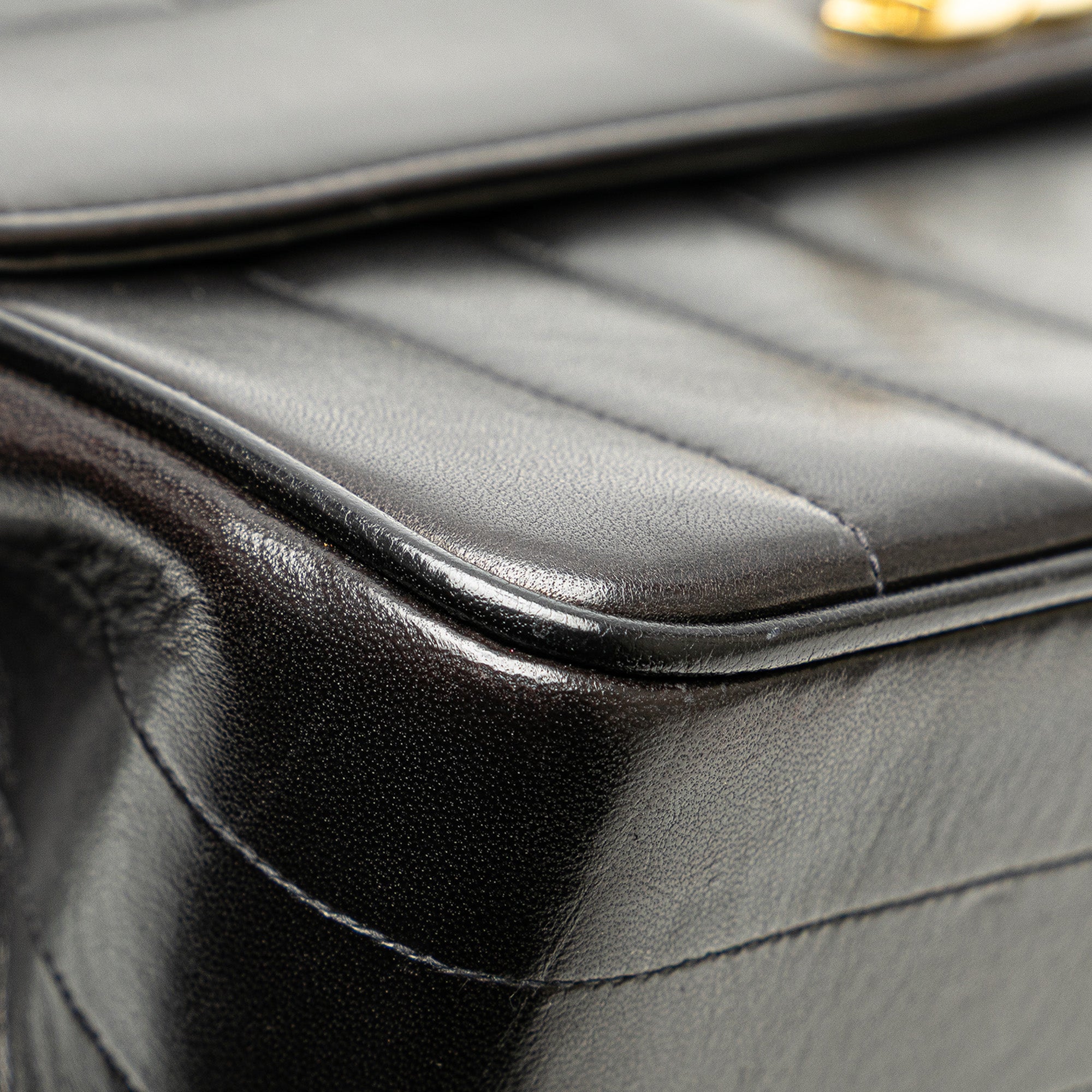 Lambskin Mademoiselle Kelly Top Handle Bag