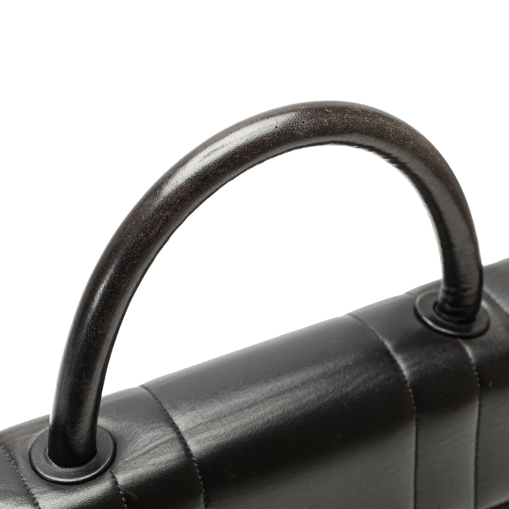 Lambskin Mademoiselle Kelly Top Handle Bag
