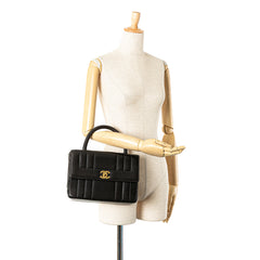 Lambskin Mademoiselle Kelly Top Handle Bag