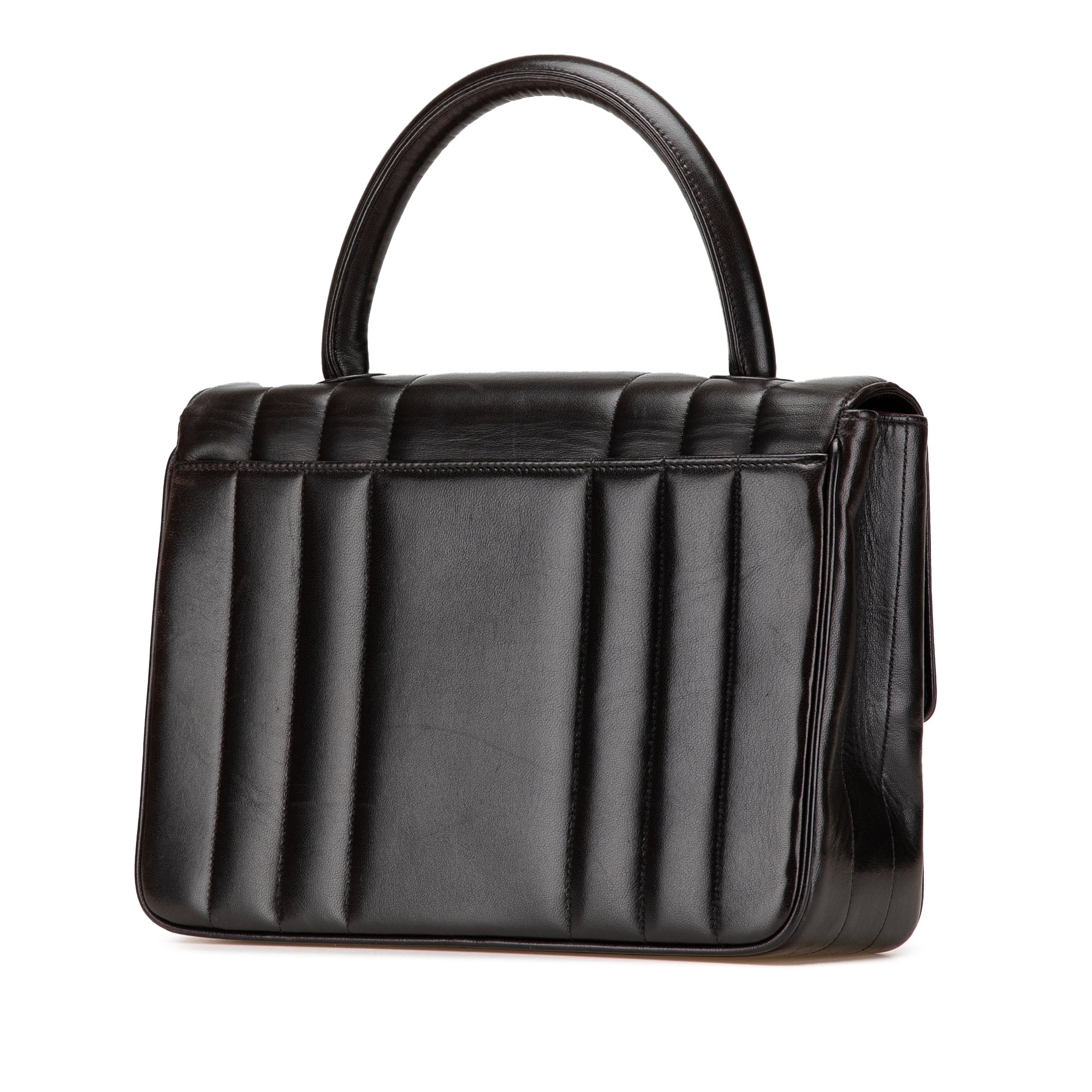 Lambskin Mademoiselle Kelly Top Handle Bag
