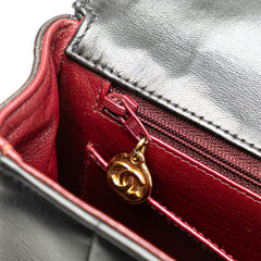 Lambskin Mademoiselle Kelly Top Handle Bag