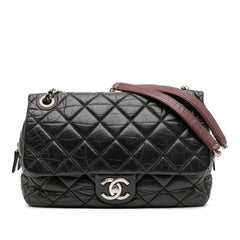 Jumbo Quilted Aged Calfskin Portobello Flap