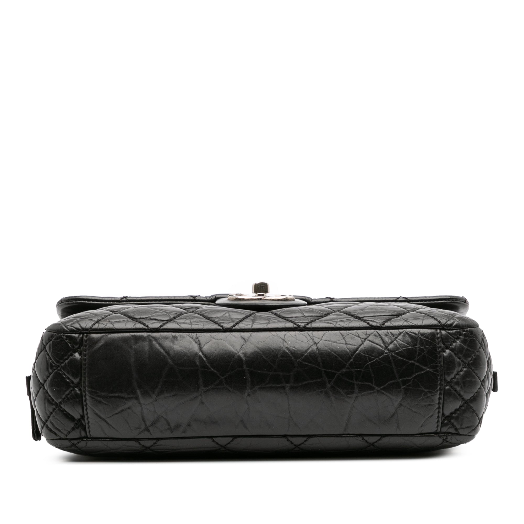 Jumbo Quilted Aged Calfskin Portobello Flap