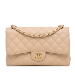 Jumbo Classic Caviar Double Flap_0