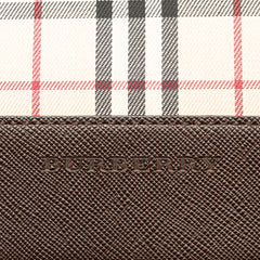 House Check Canvas Tote