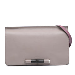 Leather Lady Bamboo Shoulder Bag