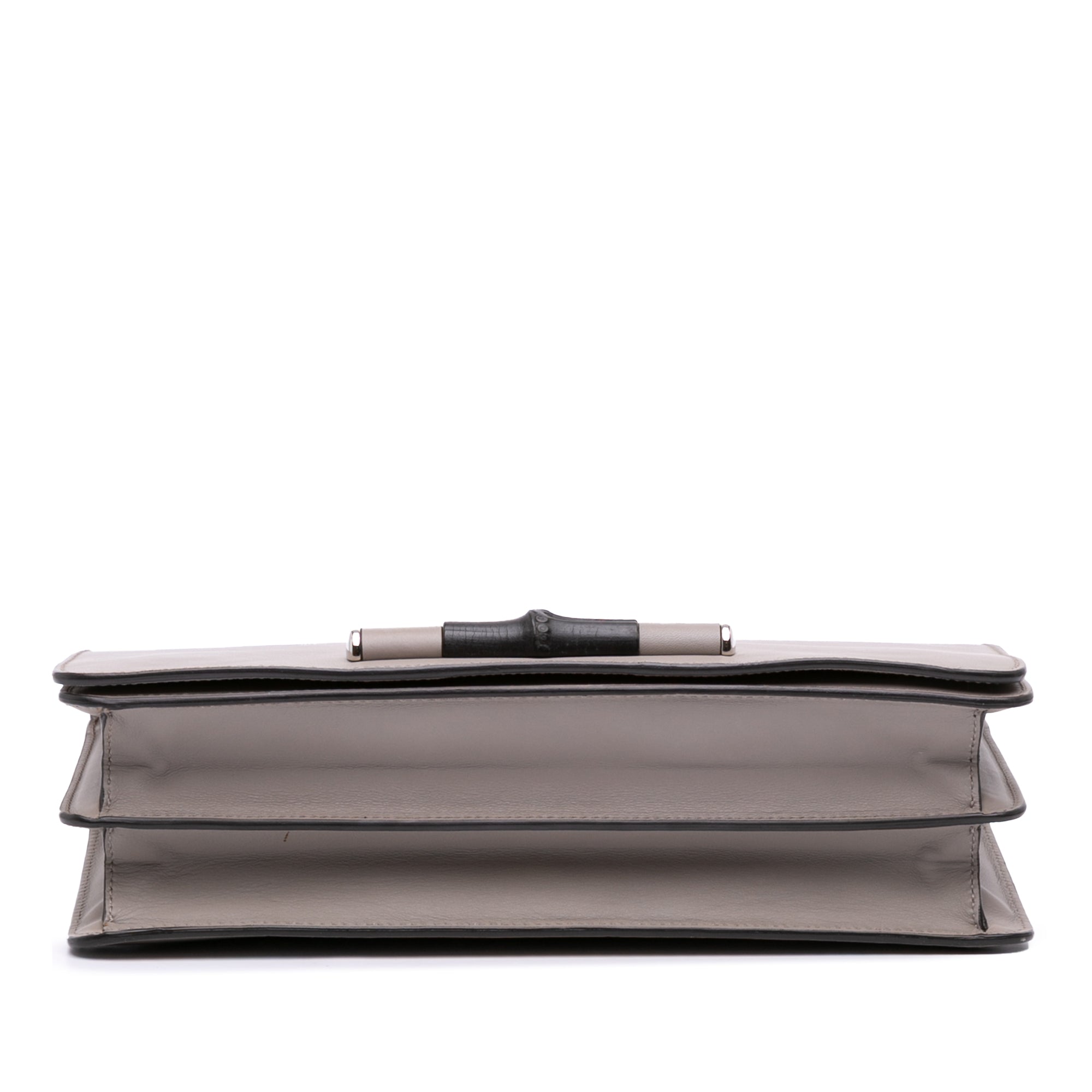 Leather Lady Bamboo Shoulder Bag