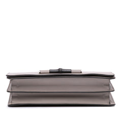 Leather Lady Bamboo Shoulder Bag