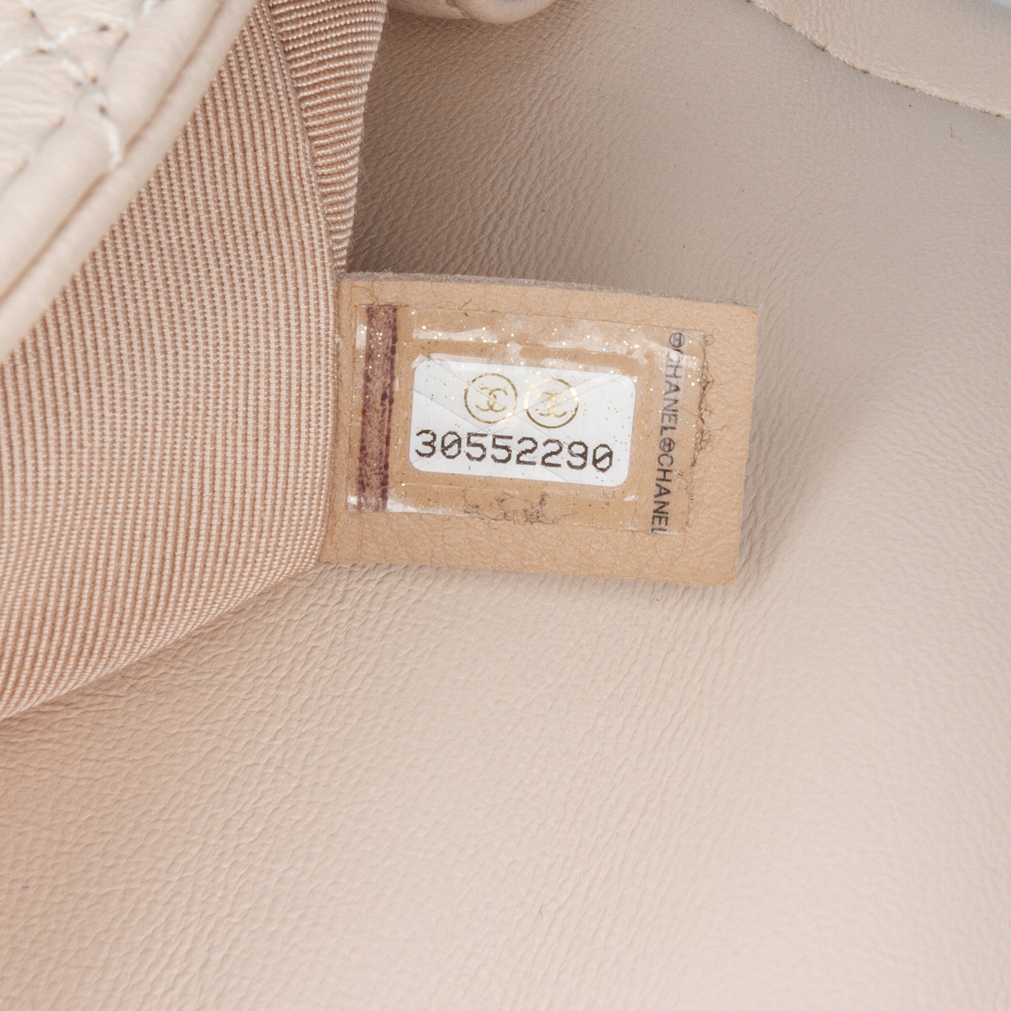 Small Lambskin Button On Top Flap