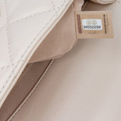 Small Lambskin Button On Top Flap