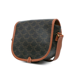 Medium Triomphe Coated Canvas Folco Crossbody