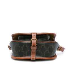 Medium Triomphe Coated Canvas Folco Crossbody